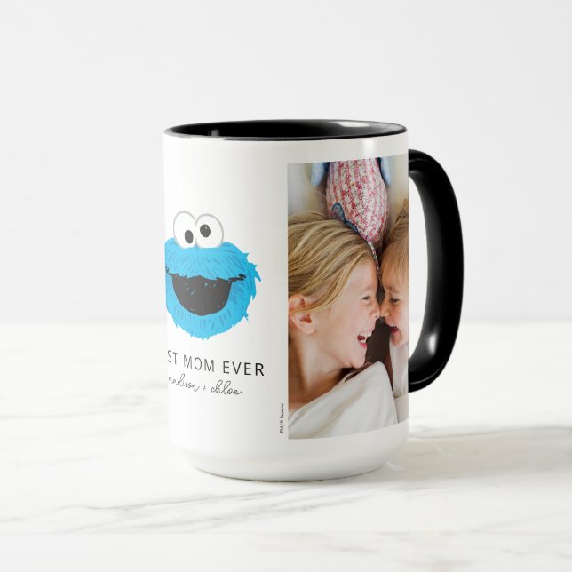 Mug Monstre Cookies de la rue Sesame | Meilleure photo (Devant droit)
