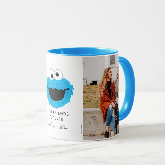 Mug Monstre Cookies de la rue Sesame | Meilleures phot (Devant droit)