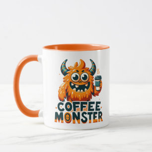 Mug Monstre de café gai