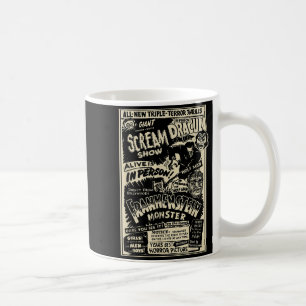 Mug Monstre de film d'horreur Momie Dracula Loup-garou
