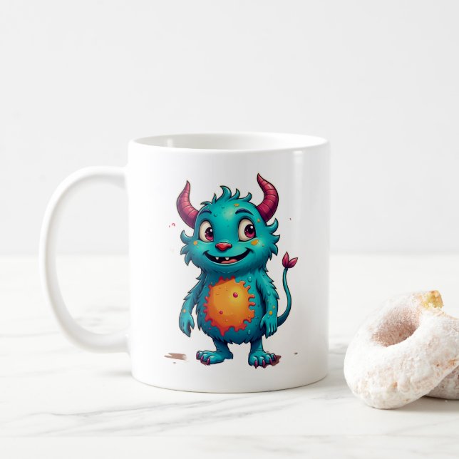 Mug Monstre Whimsical de charme (Avec donut)
