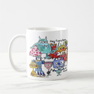Mug Monstres caricaturaux amusants