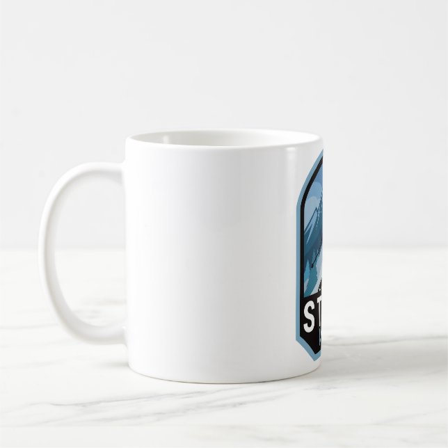 Mug Montagne skiable de Stowe Vermont (Gauche)