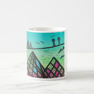 Mug Montagnes dans Sunnycatworld