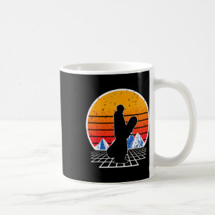 Mug Montagnes vintage 80's Géométrie Snowboard Snowboa