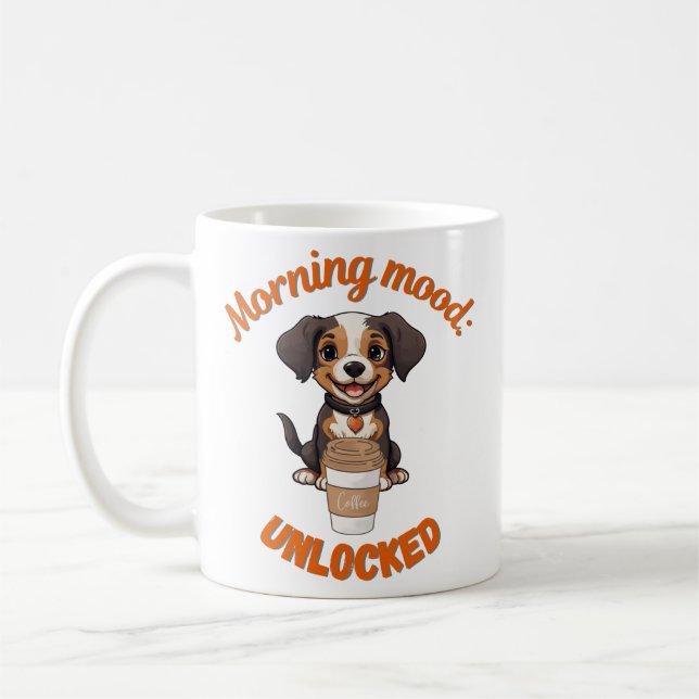 Mug Monter et briller - Café et chiot Téléchargement i (Gauche)