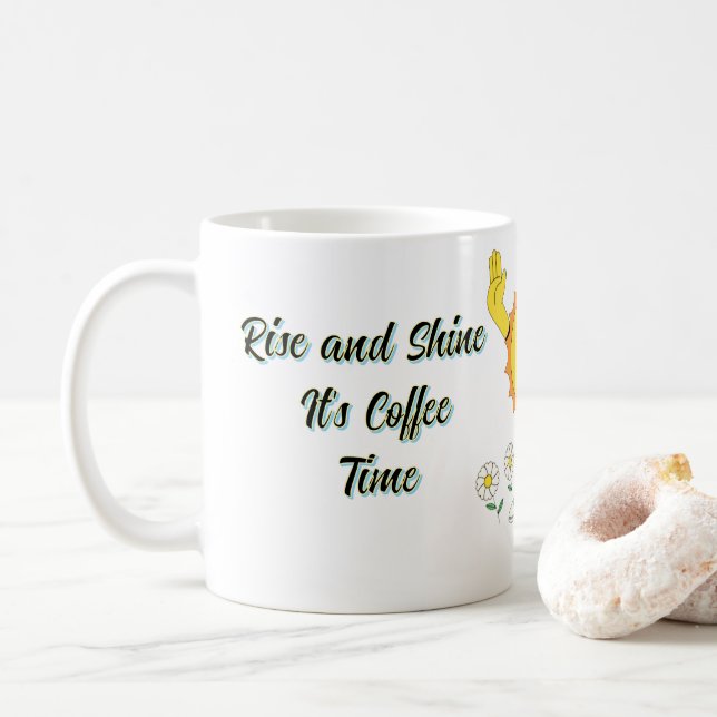 Mug Monter et briller C'est le café (Avec donut)