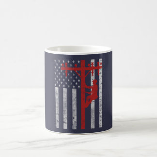 Mug Monteur de lignes américain