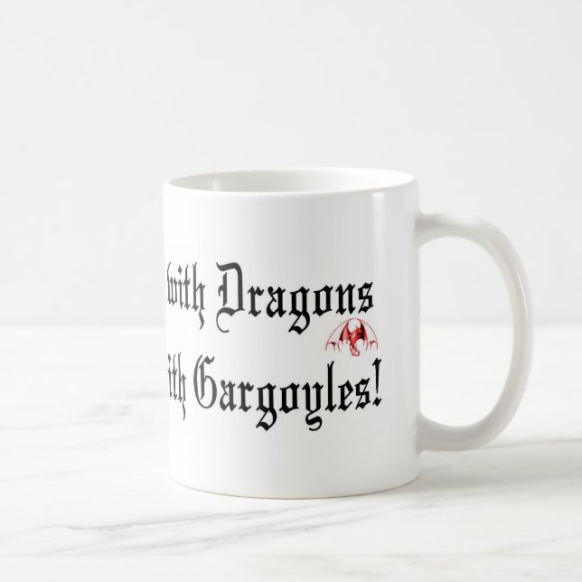 Mug montez avec des dragons (Droite)