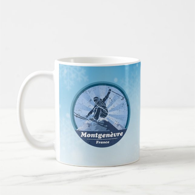 Mug Montgenèvre Station de ski - Skieur (Gauche)