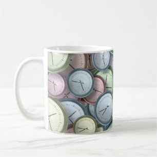 Mug Montre Horloge Bureau École Club Boutique Cristal