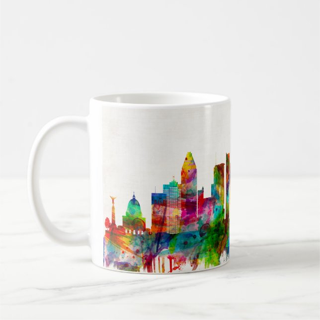 Mug Montréal Canada Skyline (Gauche)