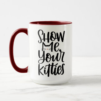 Mug Montrez-Moi Vos Cravates, Le Design Entrelacé À La