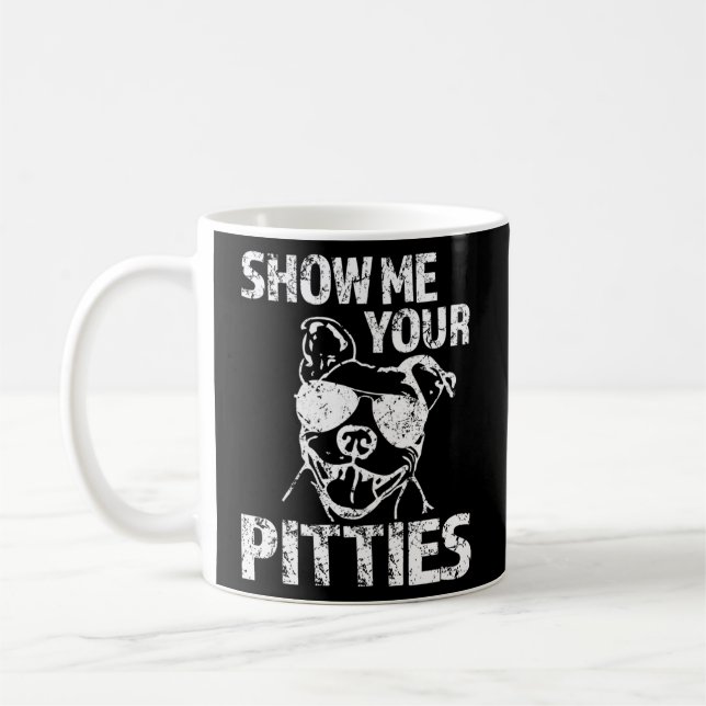 Mug Montrez-Moi Vos Pittasses Tête Chien (Gauche)