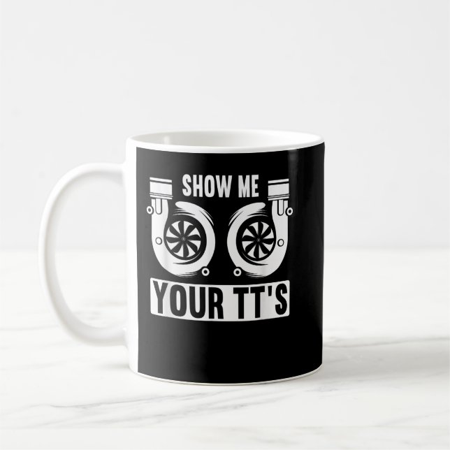 Mug Montrez-moi votre sac de moteur automatique à roue (Gauche)