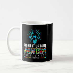 Mug Montrez votre soutien à maman autiste, papa, grand
