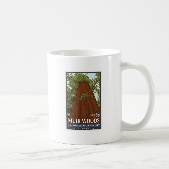 Mug Monument national 3 en bois de Muir (Droite)
