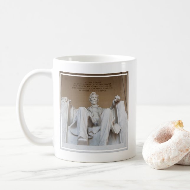 Mug Monuments | the Lincoln Memorial (Avec donut)