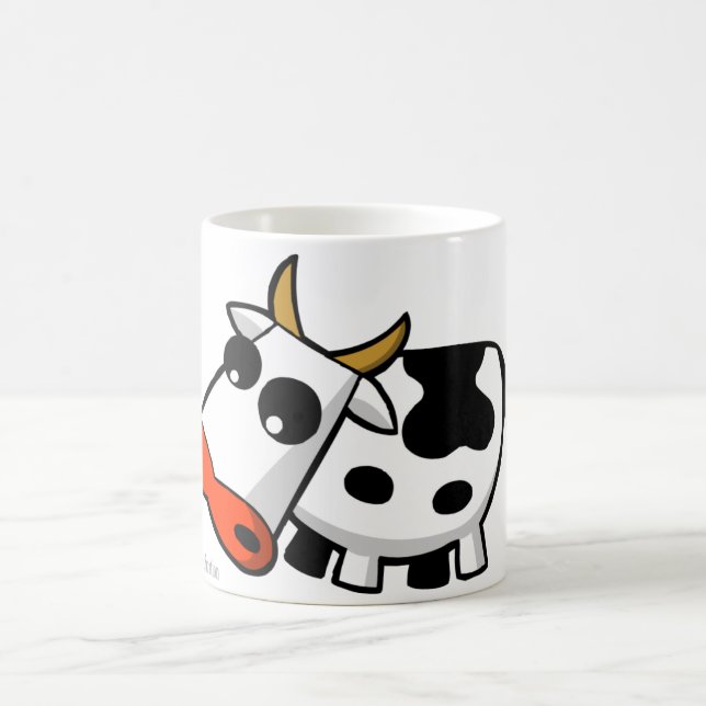 Mug MOO la vache noire et blanche (Centre)