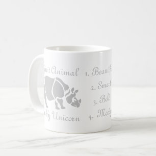 Mug Moody Cubby Unicorn Rhino Spirit Animal