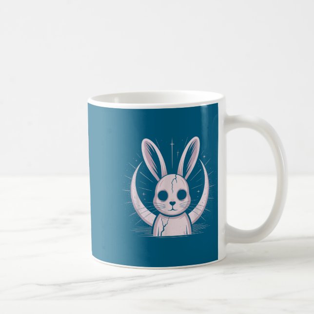 Mug Moonlight Bunny Nge Alt Rabbit Horror Witch Moon C (Droite)