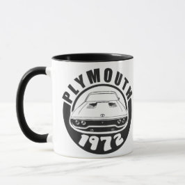 Mug Mopar - 1972 Plymouth Roadrunner White