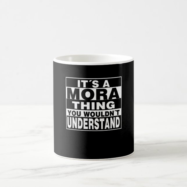 Mug MORA Surnom Cadeau personnalisé (Centre)