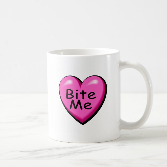 Mug Mordez-moi coeur de sucrerie (Droite)