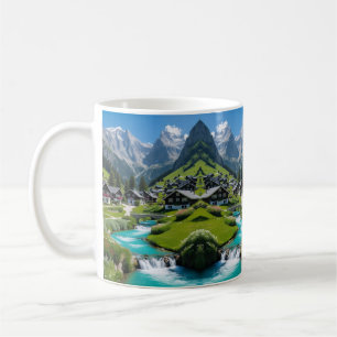 Mug "Morning Bliss - Alpine Village Escape"