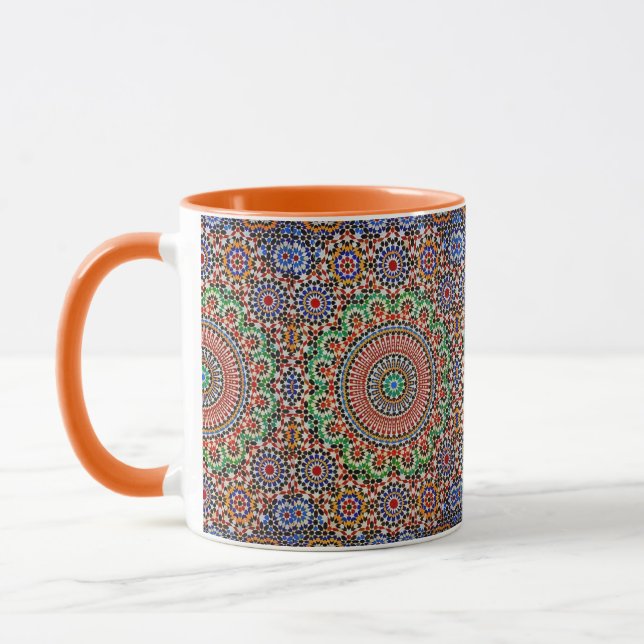 Mug Moroccan Geometric Pattern  (Gauche)