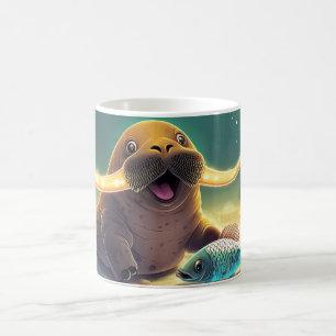 Mug Morse Cartoon Style vibrant Mignon Coloré