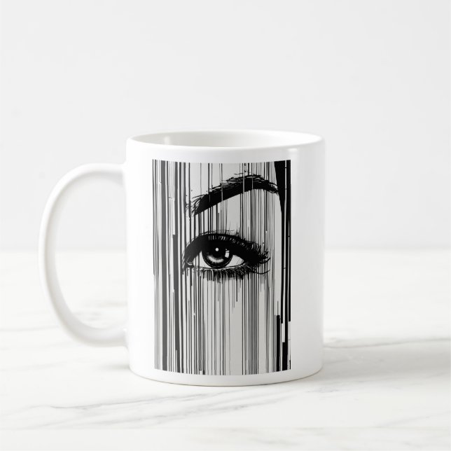 Mug : "Morse Code Visage Tee" (Gauche)