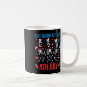 Mug Mort À L'Intérieur Mais Son 4 juillet Dansant Skel