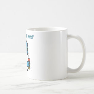 Mug Mort avant le déca Squelette buvant du café
