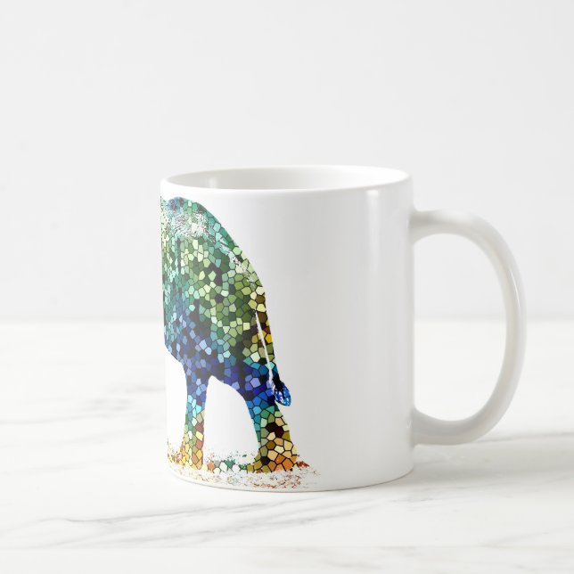 Mug Mosaic Elephant Design 36 (Droite)