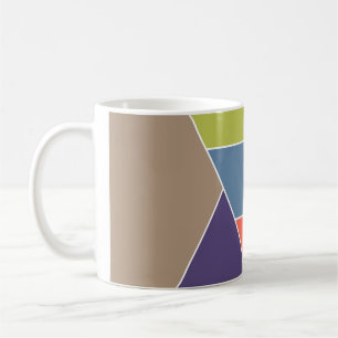 Mug MOSAIC rayures triangles couleur I + vos idées