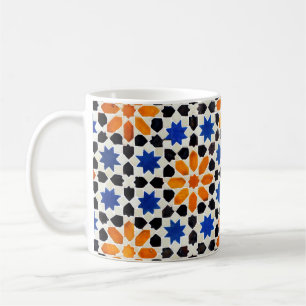 Mug mosaïque arabe de carreaux de style marocain, dé