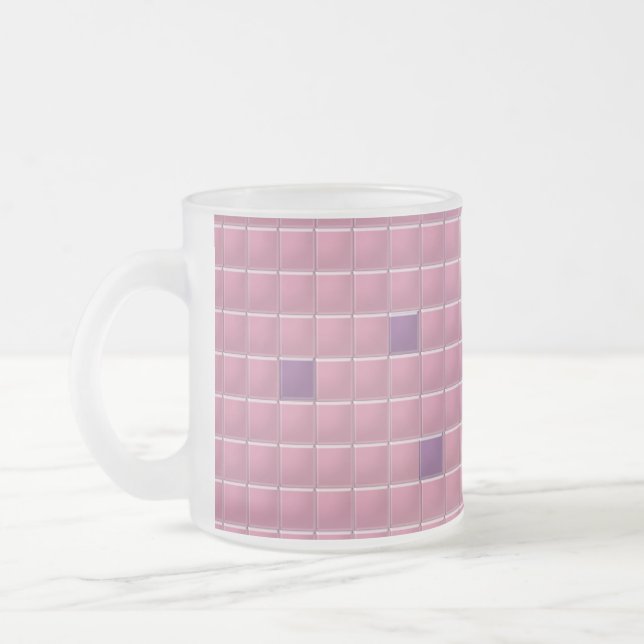 Mug - Mosaïque Carré rose (Gauche)