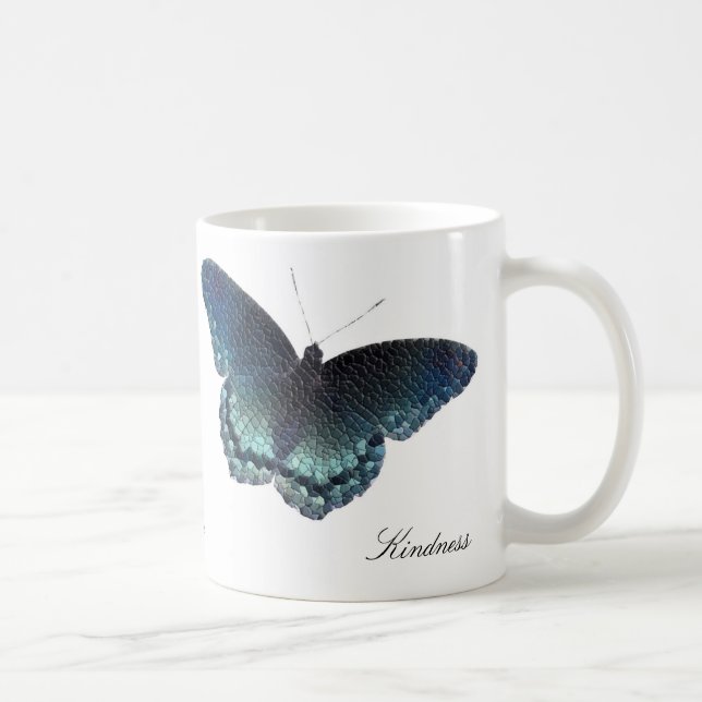 Mug Mosaïque de papillon (Droite)