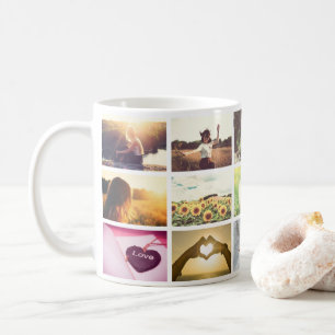 Mug Mosaïque de photo branchée