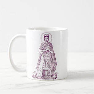 Mug mosaïque grecque de sainte Agnès de Rome