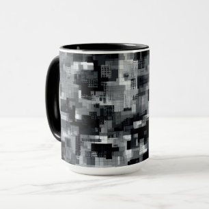 Mug Mosaïque Matricielle Monochrome