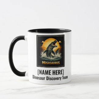 Mug Mosasaure Dinosaure Préhistorique Lune
