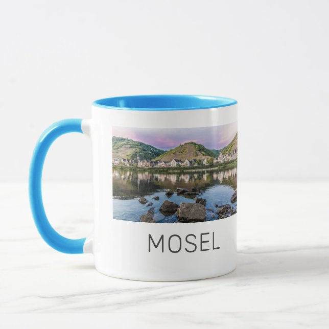 Mug Moselle Ediger Eller Sunset River Cochem Souvenir (Gauche)