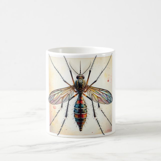 Mug Mosquito dorsal view painting 030624IREF117 - Wate (Centre)