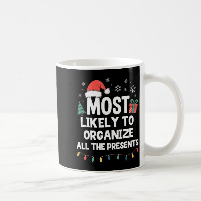 Mug Most Likely To Organize All The Christmas Xmas  (Droite)