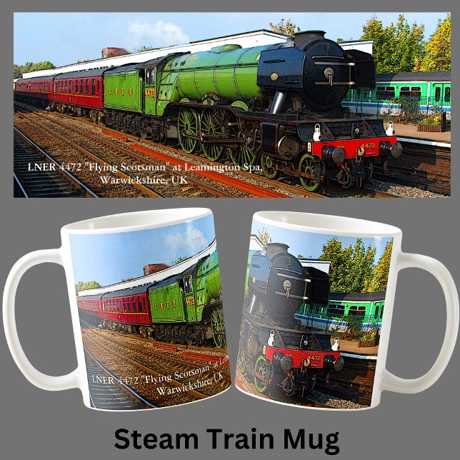 Mug Moteur à vapeur LNER 4472 "Flying Scotsman" (Créateur téléchargé)