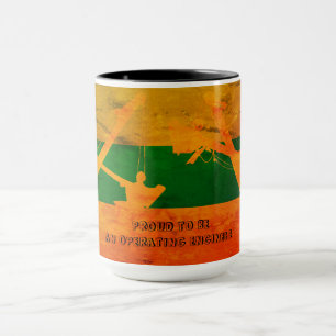 Mug MOTEUR D'EXPLOITATION DE CABLES vintages NORD-OUES