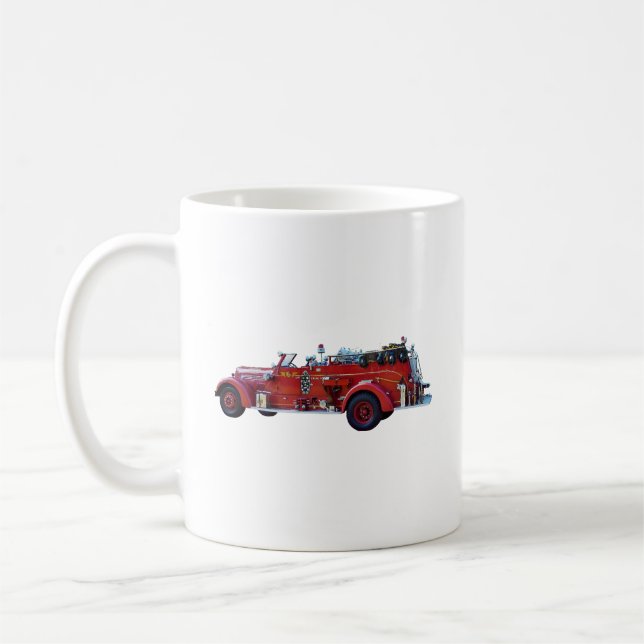 Mug Moteur d'incendie vintage (Gauche)
