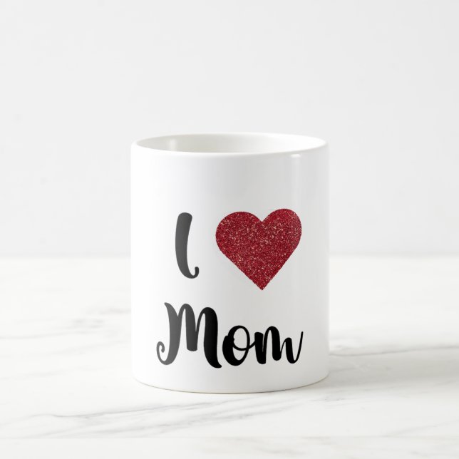 Mug Mother's Day I Love Mom Heart Explosion Gift  (Centre)